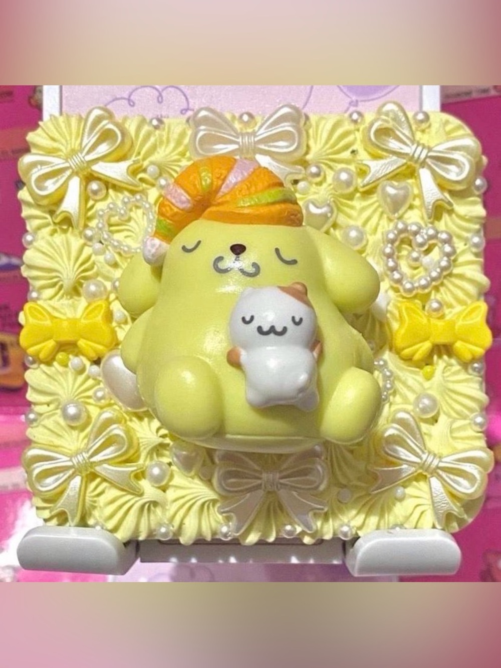 Sanrio Pompompurin Kawaii Decoden Compact Mirror